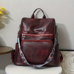 Vintage Anti Theft Backpack Purse Convertible Travel Daypack
