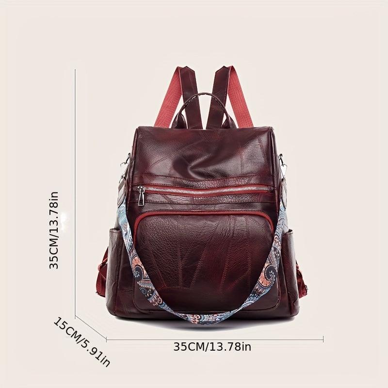 Vintage Anti Theft Backpack Purse Convertible Travel Daypack