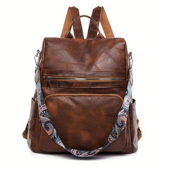 Vintage Anti Theft Backpack Purse Convertible Travel Daypack