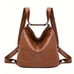 Vintage Large Capacity Zipper Backpack for Travel