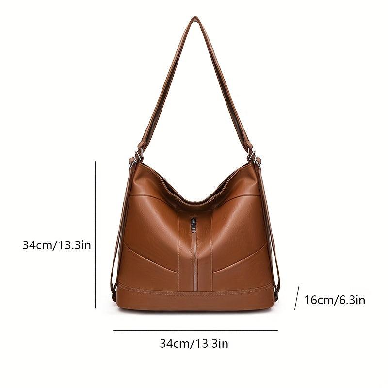 Vintage Large Capacity Zipper Backpack for Travel