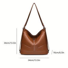 Vintage Large Capacity Zipper Backpack for Travel