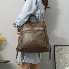 Retro Style Backpack Purse For Women Two way Shoulder Bag
