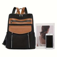 Classic Anti Theft Zipper Daypack Women's Backpack Purse
