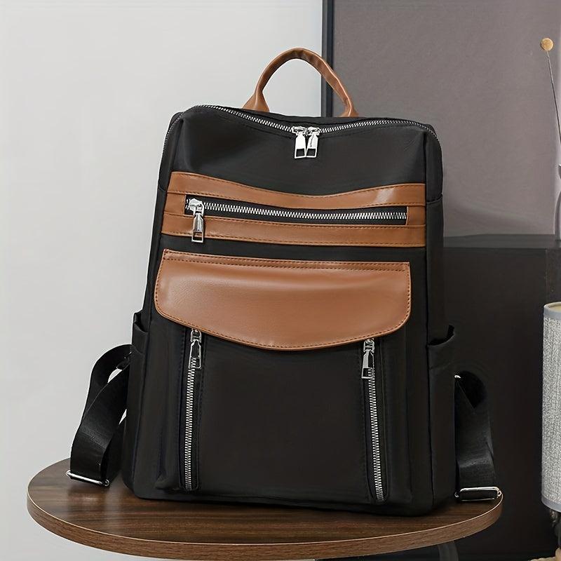 Classic Anti Theft Zipper Daypack Women's Backpack Purse