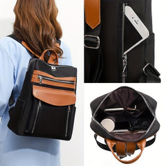 Classic Anti Theft Zipper Daypack Women's Backpack Purse
