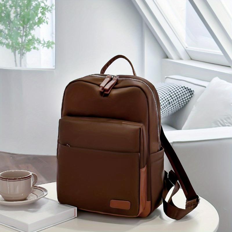 Large Capacity Preppy Backpack for School Laptop BookBag