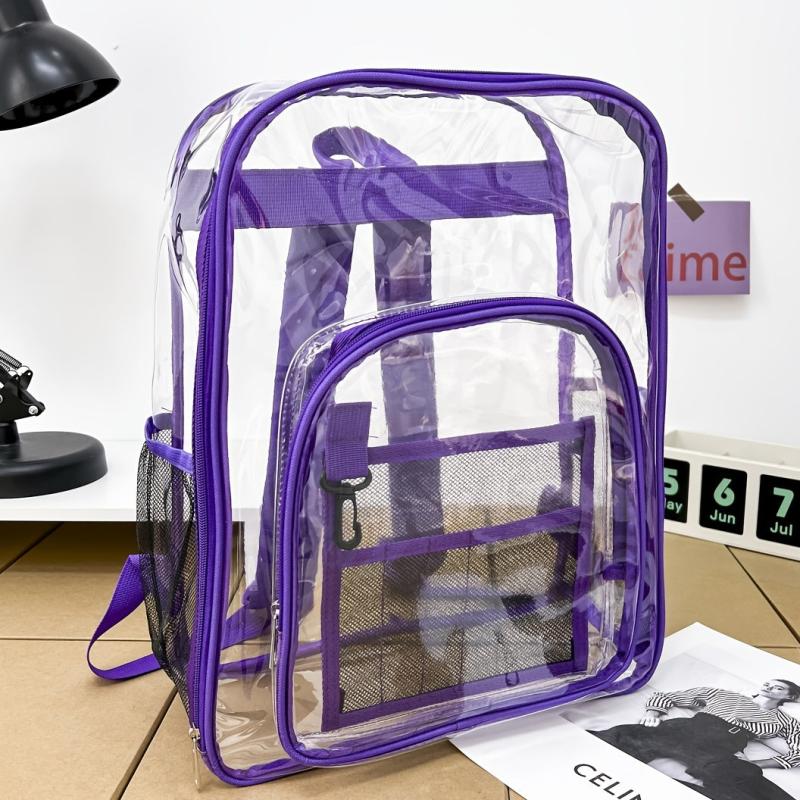 Clear Backpack Waterproof for School and Travel