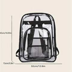 Clear Backpack Waterproof for School and Travel