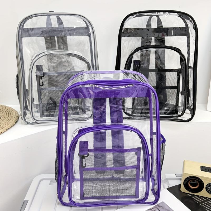 Clear Backpack Waterproof for School and Travel