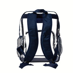Waterproof Transparent Backpack Zipper Large Capacity Bag