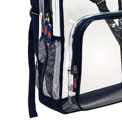 Waterproof Transparent Backpack Zipper Large Capacity Bag