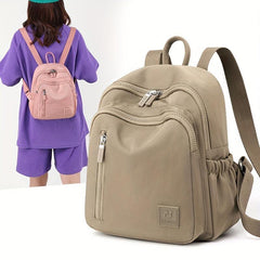 Women's Casual Nylon Backpack Waterproof Outdoor Travel Daypack