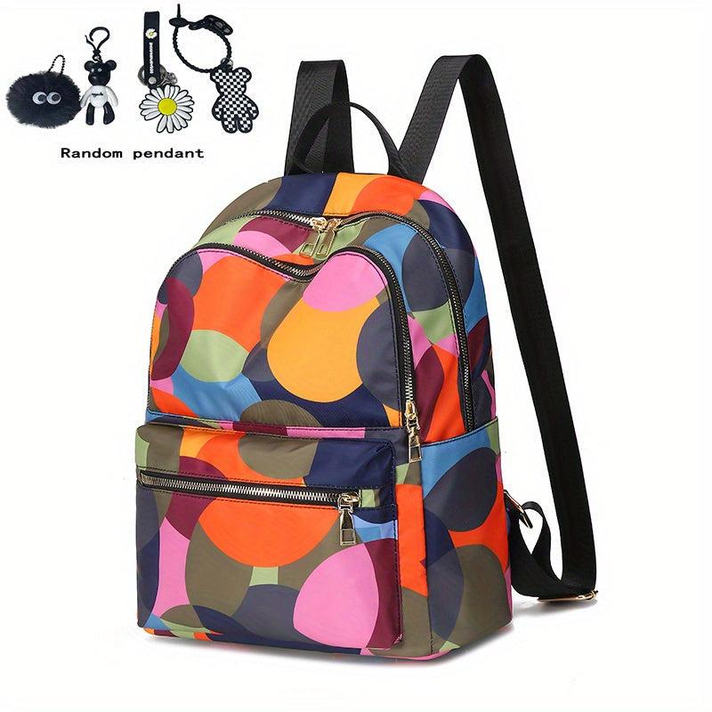 Ethnic Style Waterproof Backpack Lightweight School Bag & Purse