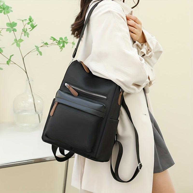 Casual Oxford Backpack Purse Lightweight Two Way Shoulder Bag