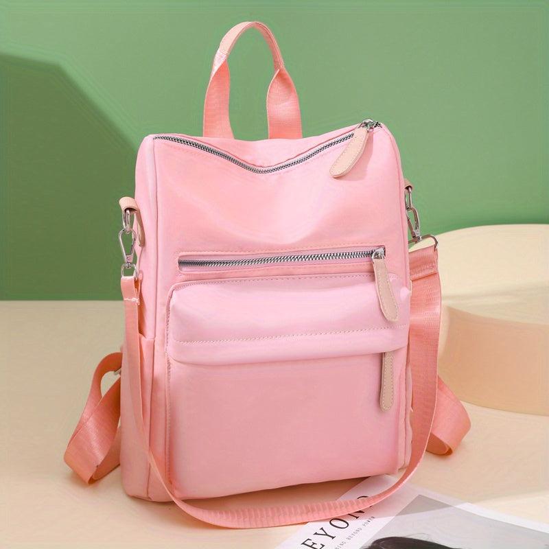 Casual Oxford Backpack Purse Lightweight Two Way Shoulder Bag