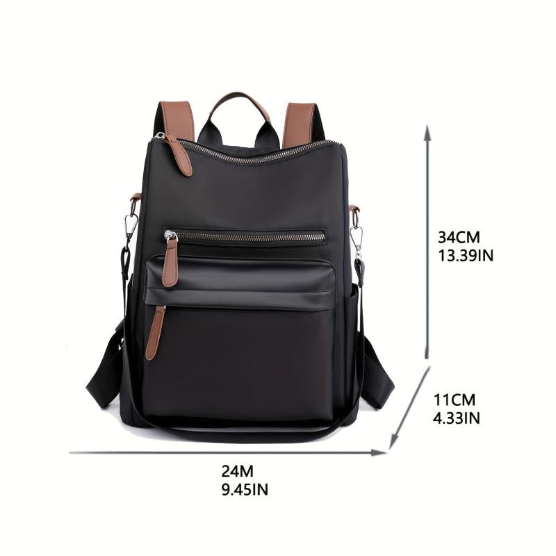 Casual Oxford Backpack Purse Lightweight Two Way Shoulder Bag