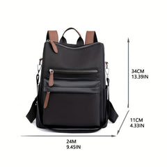 Casual Oxford Backpack Purse Lightweight Two Way Shoulder Bag