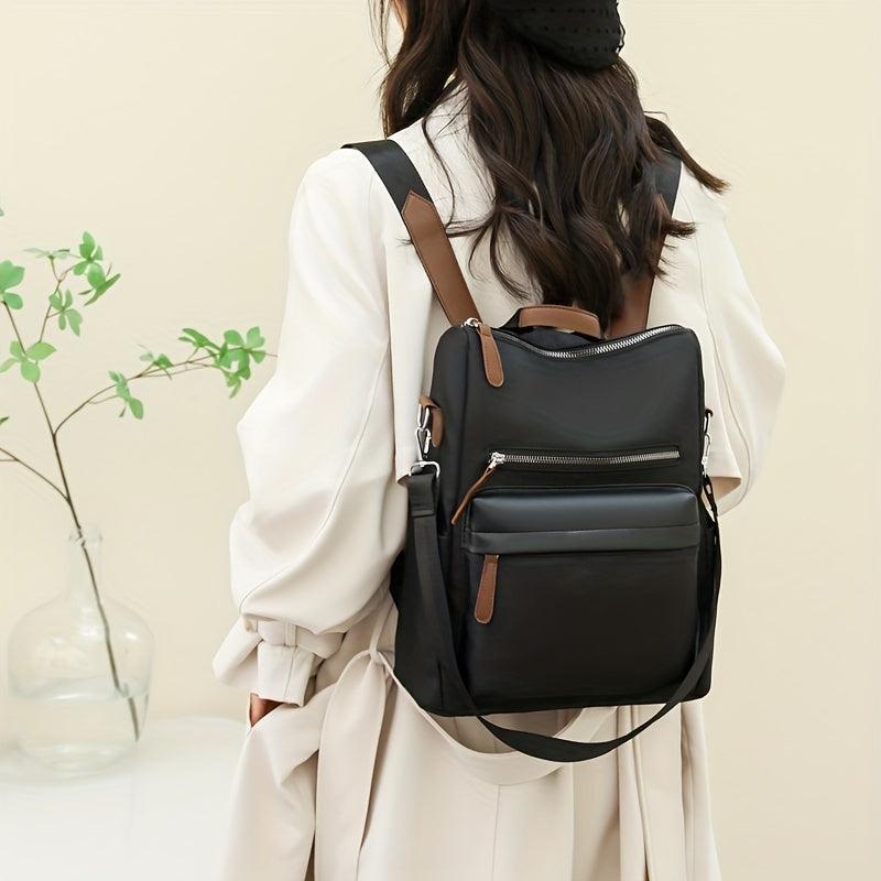 Casual Oxford Backpack Purse Lightweight Two Way Shoulder Bag