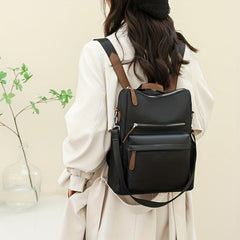 Casual Oxford Backpack Purse Lightweight Two Way Shoulder Bag