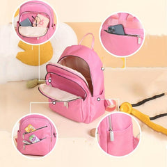 Women's Casual Minimalist Backpack Zipper Rucksack Lightweight Daypack
