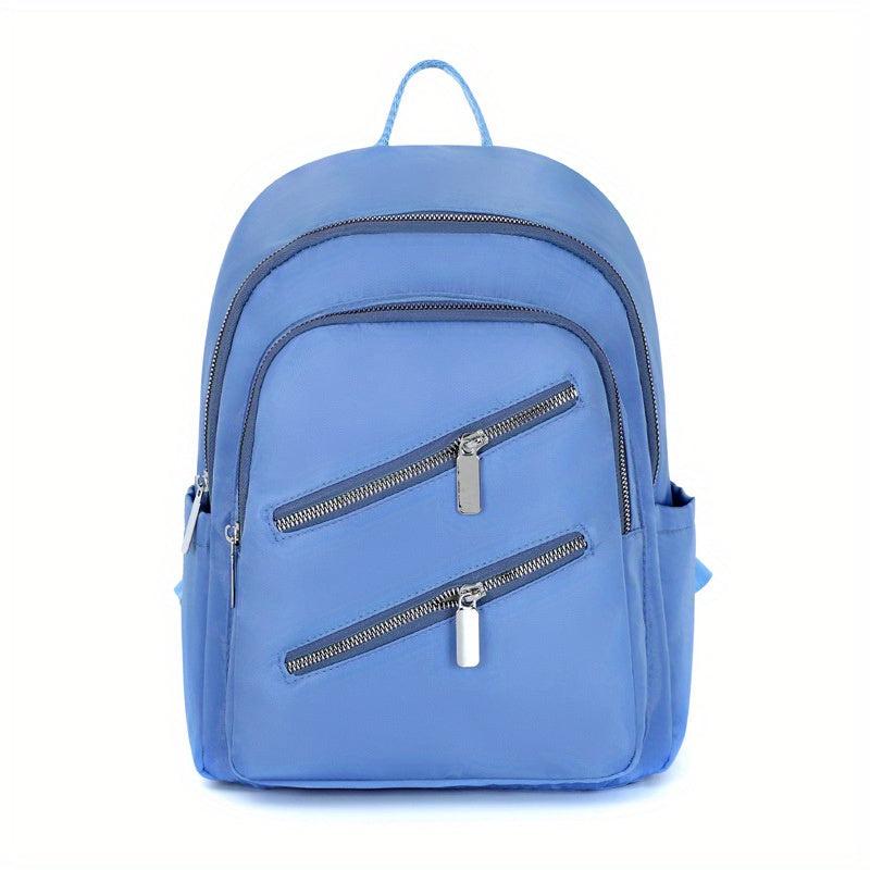 Women's Casual Minimalist Backpack Zipper Rucksack Lightweight Daypack
