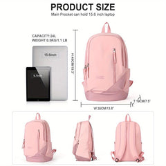 Preppy School Backpack Laptop School Bag for Students Girls