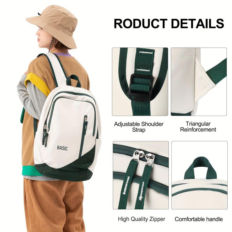 Preppy School Backpack Laptop School Bag for Students Girls