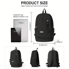 Preppy School Backpack Laptop School Bag for Students Girls