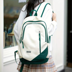 Preppy School Backpack Laptop School Bag for Students Girls