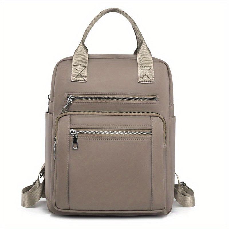 Women's Nylon Backpack Casual Top Handle School Bag Waterproof Travel Daypack