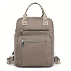 Women's Nylon Backpack Casual Top Handle School Bag Waterproof Travel Daypack