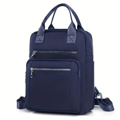 Women's Nylon Backpack Casual Top Handle School Bag Waterproof Travel Daypack