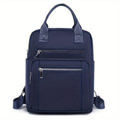 Women's Nylon Backpack Casual Top Handle School Bag Waterproof Travel Daypack