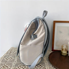 Stylish Colorblock Backpack School Rucksack Women's Daypack