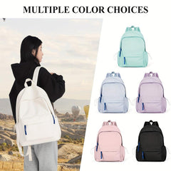 Minimalist Preppy School Backpack Laptop Book Bag