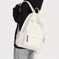 Minimalist Preppy School Backpack Laptop Book Bag