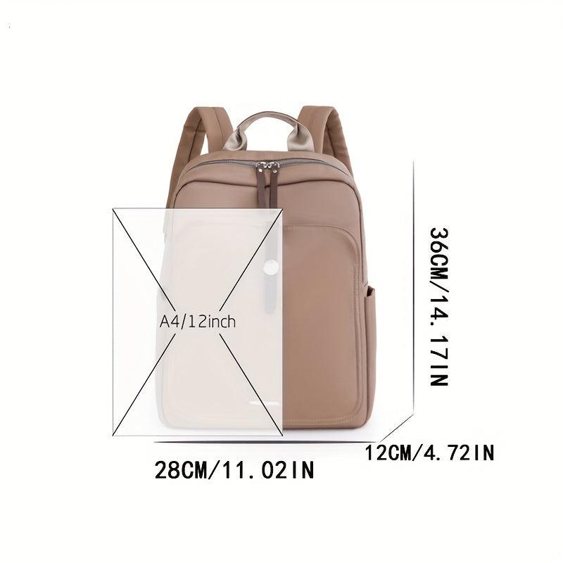 Nylon Laptop Backpack Student School Bag Daypack Work School