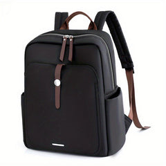 Nylon Laptop Backpack Student School Bag Daypack Work School