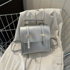 Mini Flap Backpack Stylish Preppy School Bag Women's Travel & School Bag
