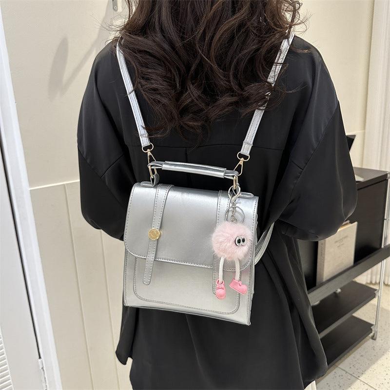 Mini Flap Backpack Stylish Preppy School Bag Women's Travel & School Bag