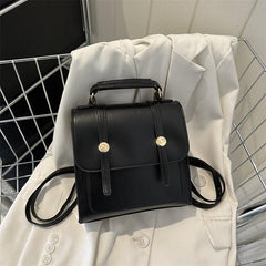 Mini Flap Backpack Stylish Preppy School Bag Women's Travel & School Bag