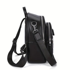 Quilted Bow Decor Large Capacity Backpack