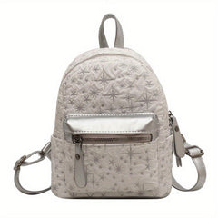 Straw Backpack For Women Lightweight Schoolbag Daypack Work Travel Shopping