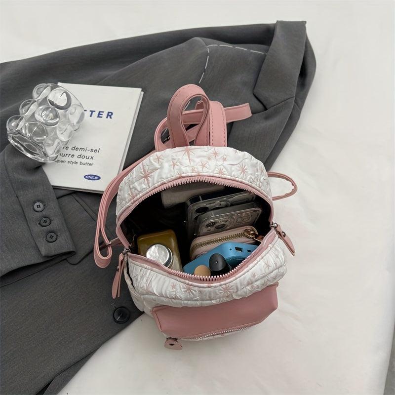 Straw Backpack For Women Lightweight Schoolbag Daypack Work Travel Shopping