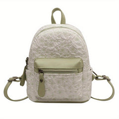 Straw Backpack For Women Lightweight Schoolbag Daypack Work Travel Shopping