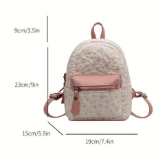 Straw Backpack For Women Lightweight Schoolbag Daypack Work Travel Shopping