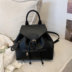 Small Drawstring Backpack Preppy School Bag Women's Daypack