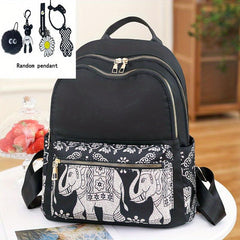 Waterproof Lightweight School Bag Women's Daily Travel Backpack & Purse