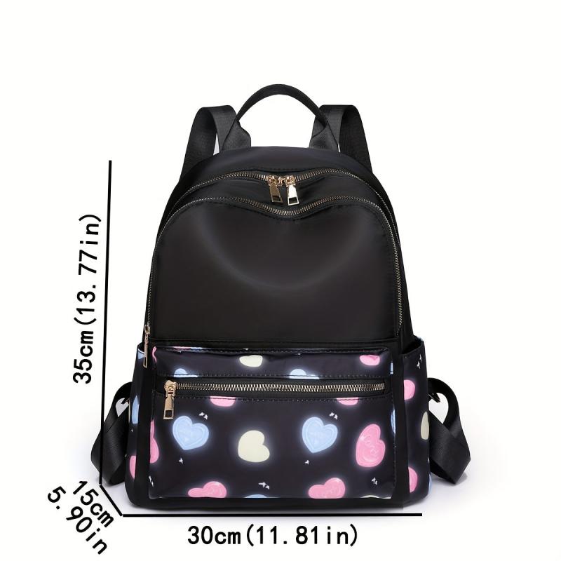 Waterproof Lightweight School Bag Women's Daily Travel Backpack & Purse
